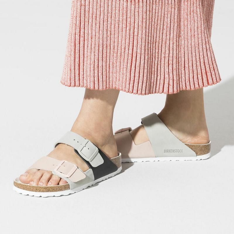 Arizona Birkenstock Split Hex Nubuck Kozene Damske Strieborne Hnedožltý | SK 8TCE